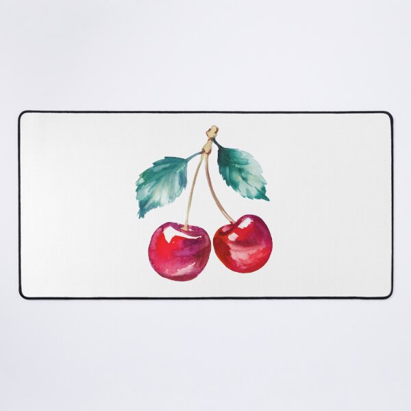 Item preview, Watercolor red cherries summer sweet fruits berries designed and sold by art-tee-ua.