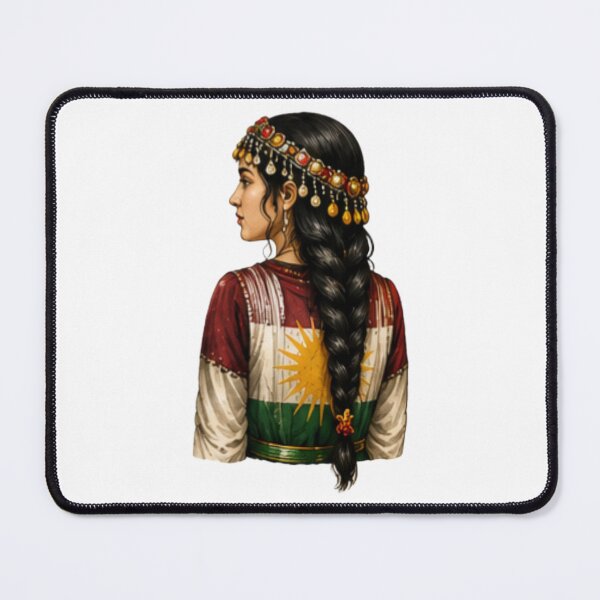 Item preview, Kurdish Woman Traditional Heritage Art designed and sold by DailyDoodlesBySumbul.