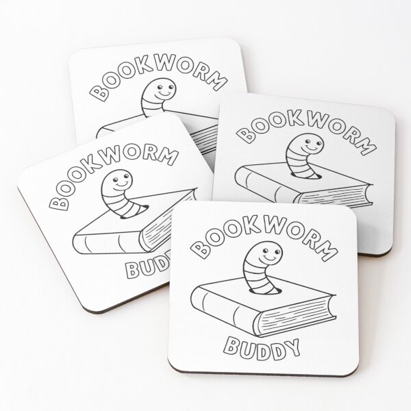 Item preview, Bookworm Buddy Cute Funny Design designed and sold by nicholasbookerz.