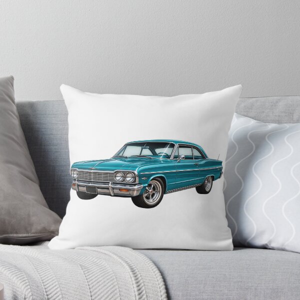 Item preview, Turquoise Classic Car – Vintage Retro Automobile Art designed and sold by TinyWeird.