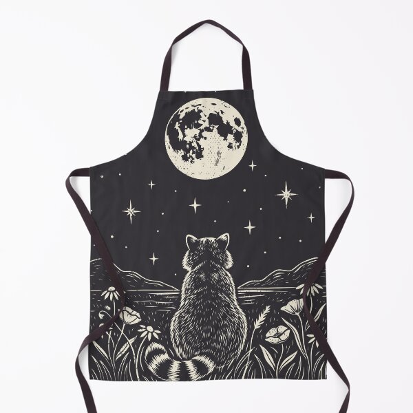 Item preview, Raccoon Moon Starry Night Floral Meadow Celestial designed and sold by Y-Vibes.