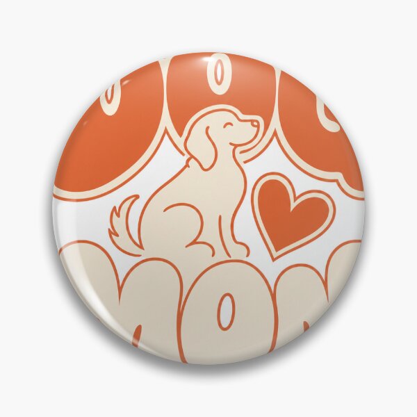 Item preview, Dog Mom Retro Bubble Letter Design designed and sold by TheMerchVibe.