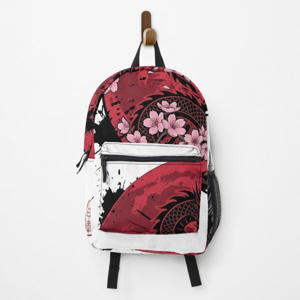Item preview, Japanese Dragon Red Moon Sakura Blossom designed and sold by CRMediaGroup.
