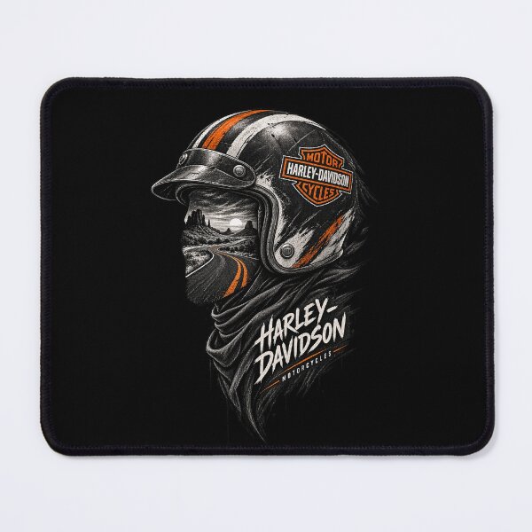 Item preview, Harley Davidson Live to Ride — Biker Helmet Open Road Art designed and sold by IronRoadCo.