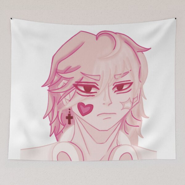 Item preview, Pink haired anime boy coloring designed and sold by YaroshMaria.