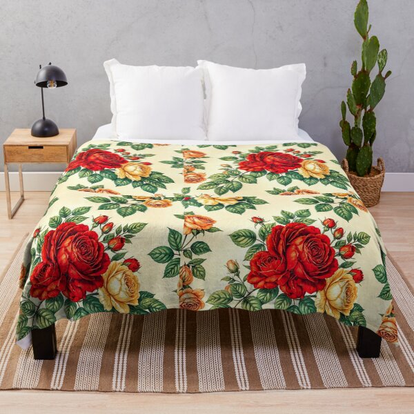 Item preview, Red Spring Flower Pattern designed and sold by The Empire Of Digital Art..
