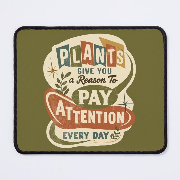 Item preview, Plants Give You A Reason | Retro Botanical designed and sold by HookedAndTrying.