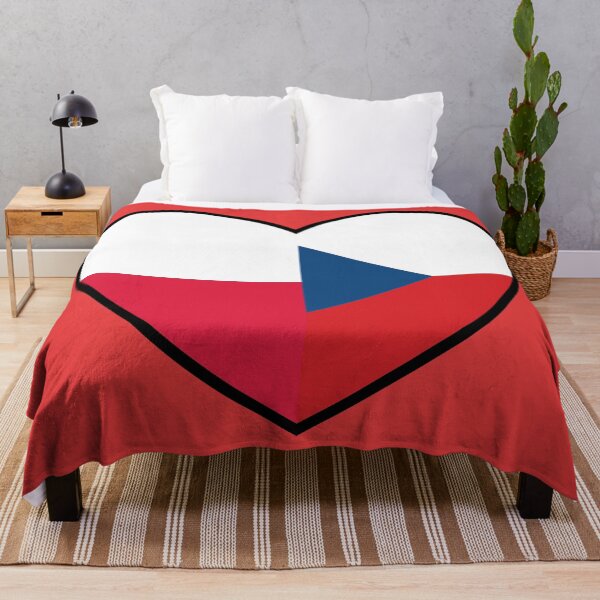Item preview, Flag Heart - Poland Czechia designed and sold by SpaceJunkLtd.