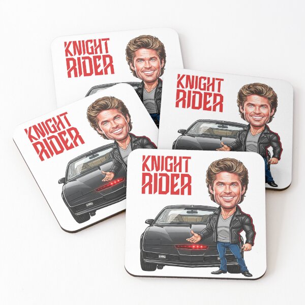 Item preview, Funny David Hasselhoff Knight Rider caricature designed and sold by vectorlove.