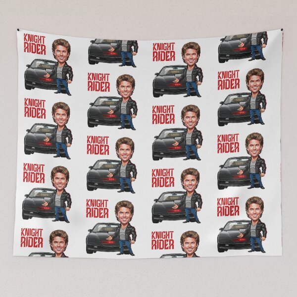 Item preview, Funny David Hasselhoff Knight Rider caricature designed and sold by vectorlove.