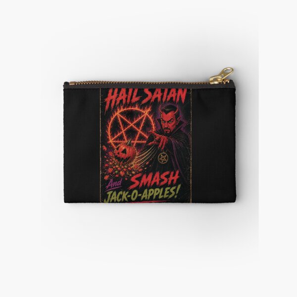 Item preview, Hail Satan and Smash Jack-O-Apples for Halloween designed and sold by Jackoapple.