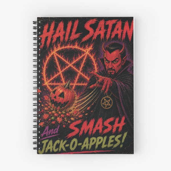 Item preview, Hail Satan and Smash Jack-O-Apples for Halloween designed and sold by Jackoapple.