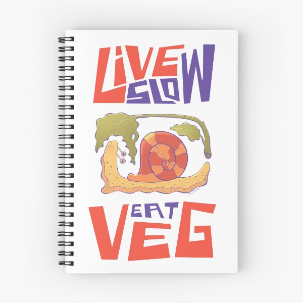 Item preview, Live Slow, Live Veg 1 designed and sold by ChiaraAless.