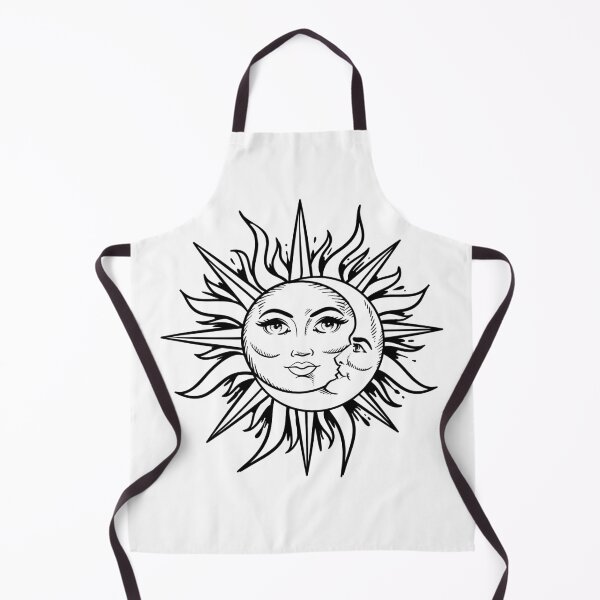 Item preview, Sun and Moon Celestial Line Art – Black Minimalist designed and sold by EmeraldeaArt.