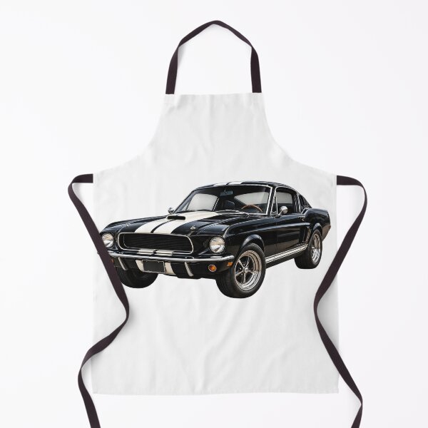 Item preview, Black Classic Muscle Car – Vintage Racing Car Art designed and sold by TinyWeird.