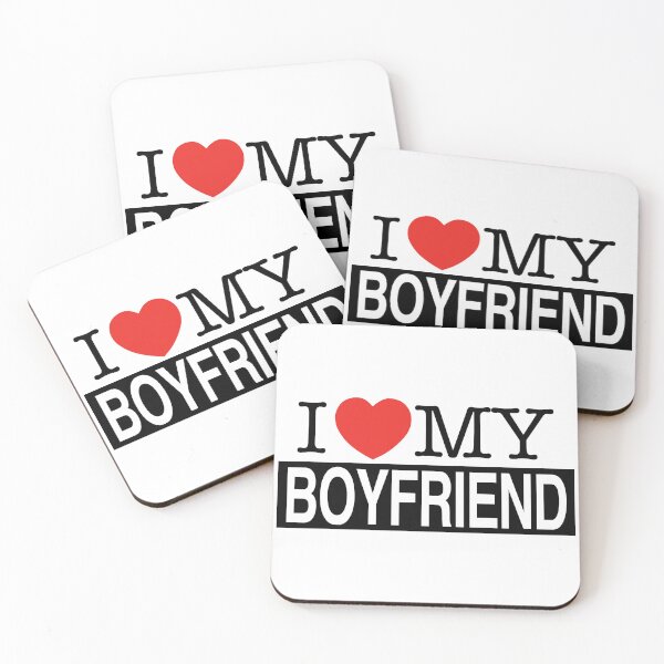 Item preview, I Love My Boyfriend - I Heart My Boyfriend, Valentine Gift designed and sold by DGMaxShop.