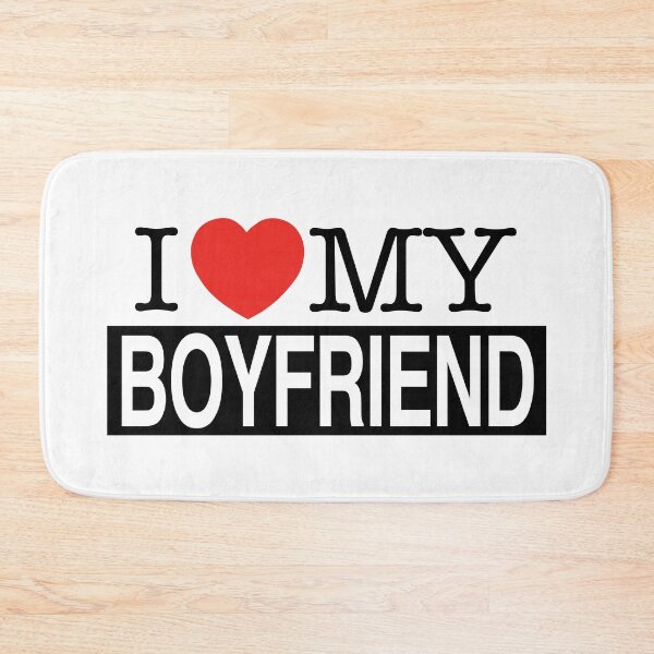 Item preview, I Love My Boyfriend - I Heart My Boyfriend, Valentine Gift designed and sold by DGMaxShop.