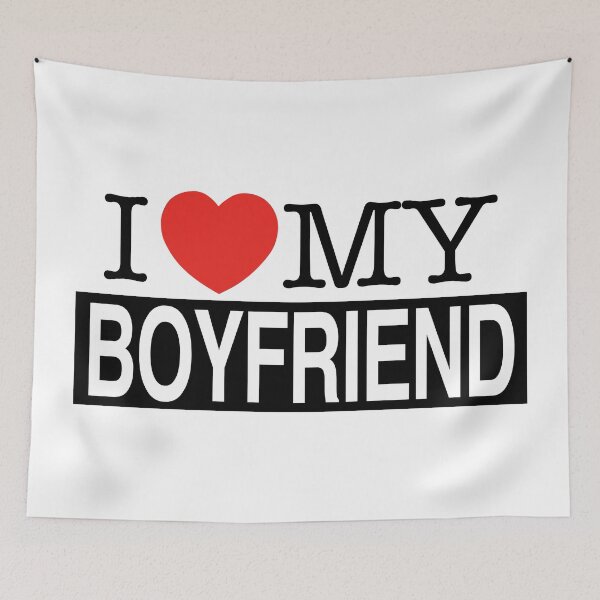 Item preview, I Love My Boyfriend - I Heart My Boyfriend, Valentine Gift designed and sold by DGMaxShop.