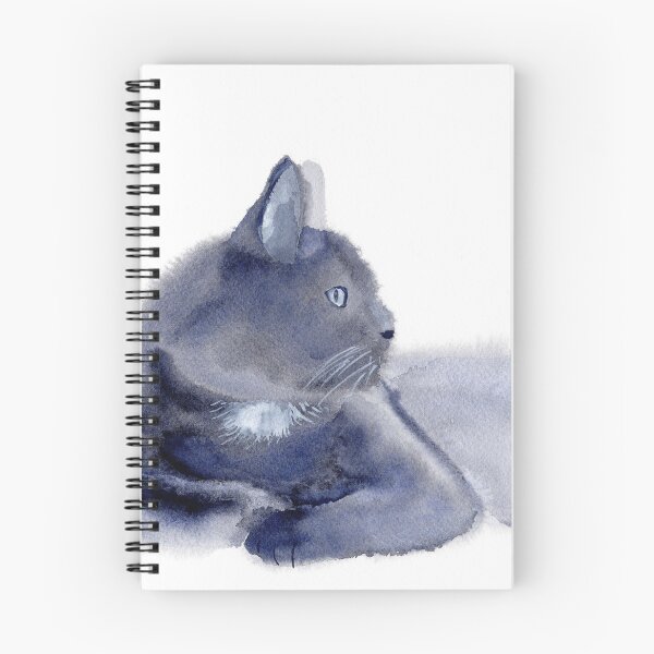 Item preview, "The Queen has arrived" expressive Cat Watercolor Painting designed and sold by Sandra Connelly.