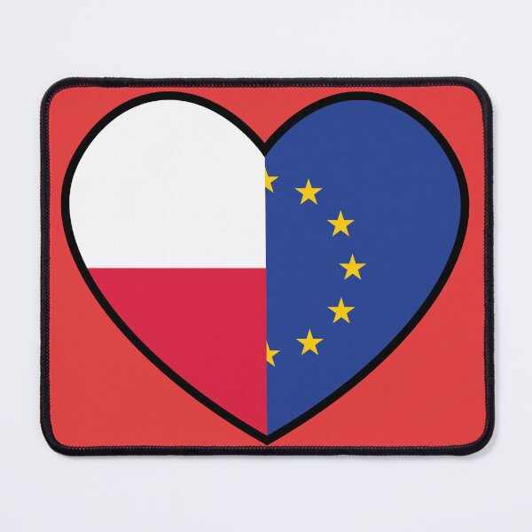 Item preview, Flag Heart - Poland European Union designed and sold by SpaceJunkLtd.