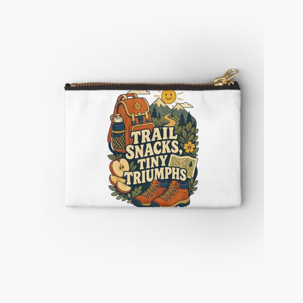 Item preview, Trail Snacks Tiny Triumphs Hiking Humor designed and sold by CheerfulNest.