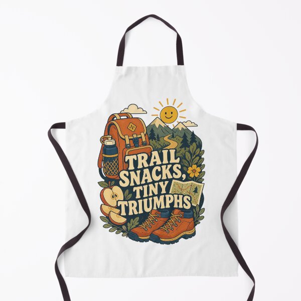 Item preview, Trail Snacks Tiny Triumphs Hiking Humor designed and sold by CheerfulNest.