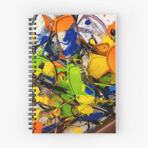 Item preview, Eyeglass and Paint Splatter Pop Art Mixed Media designed and sold by THE SPLATTERED HAUS BY SAGE BANKS.
