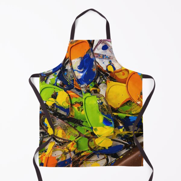 Item preview, Eyeglass and Paint Splatter Pop Art Mixed Media designed and sold by THE SPLATTERED HAUS BY SAGE BANKS.