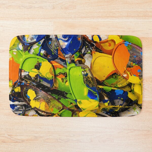 Item preview, Eyeglass and Paint Splatter Pop Art Mixed Media designed and sold by THE SPLATTERED HAUS BY SAGE BANKS.