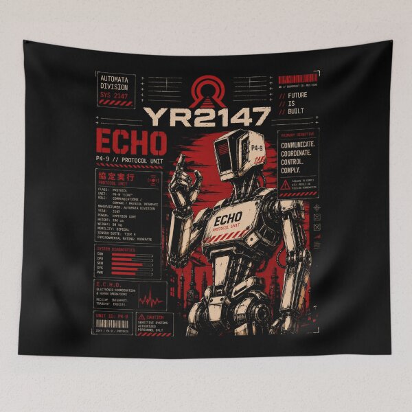 Item preview, YEAR 2147 Futuristic Cyberpunk Sci-Fi Streetwear  designed and sold by TEEJAMBOREE.