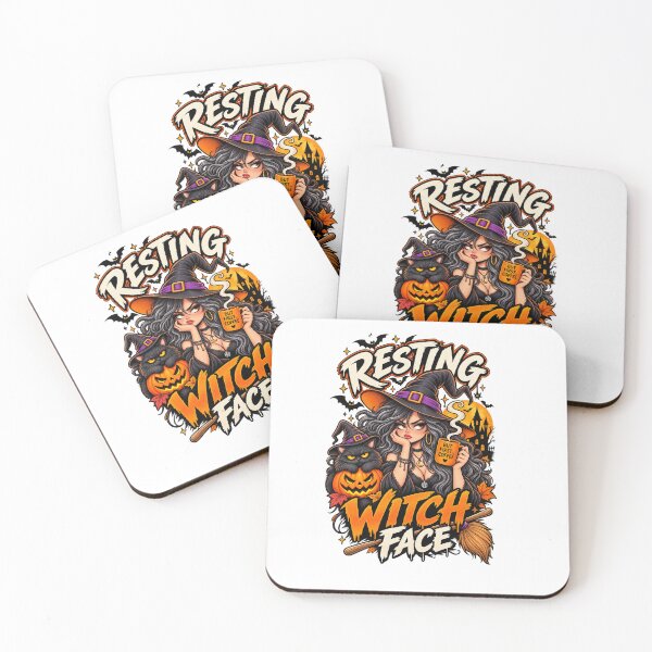 Item preview, Resting Witch Face Funny Halloween Witch designed and sold by Cardio Boutique.