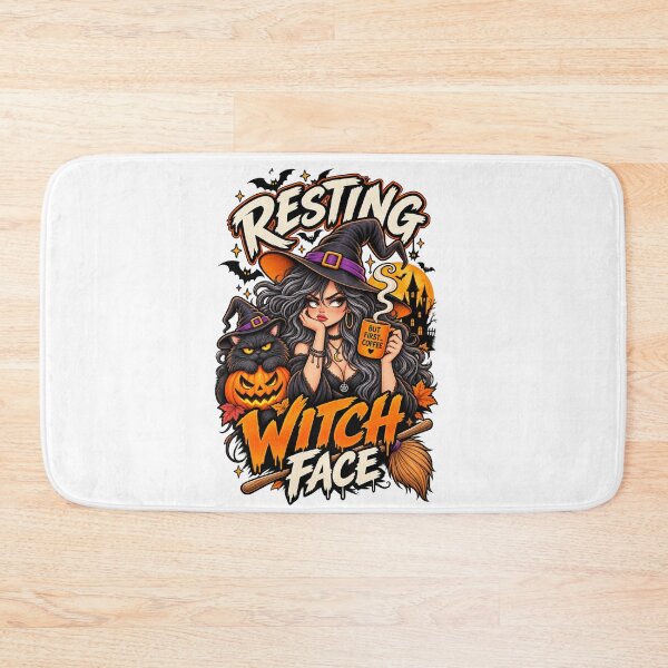 Item preview, Resting Witch Face Funny Halloween Witch designed and sold by Cardio Boutique.