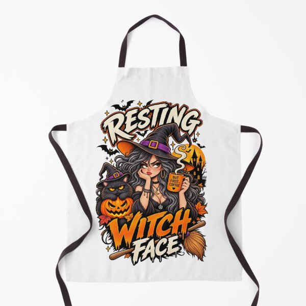 Item preview, Resting Witch Face Funny Halloween Witch designed and sold by Cardio Boutique.
