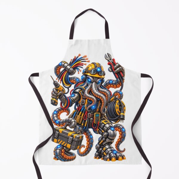 Item preview, Steel Octopus Industrial Electrician – Mechanical Electrician designed and sold by SteelCoat Studio.