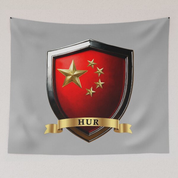 Item preview, Hur Chinese Heritage Crest Shield designed and sold by Highlandkings.