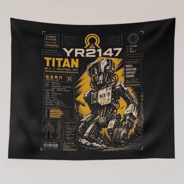 Item preview, YEAR 2147 Futuristic Cyberpunk Sci-Fi Streetwear  designed and sold by TEEJAMBOREE.
