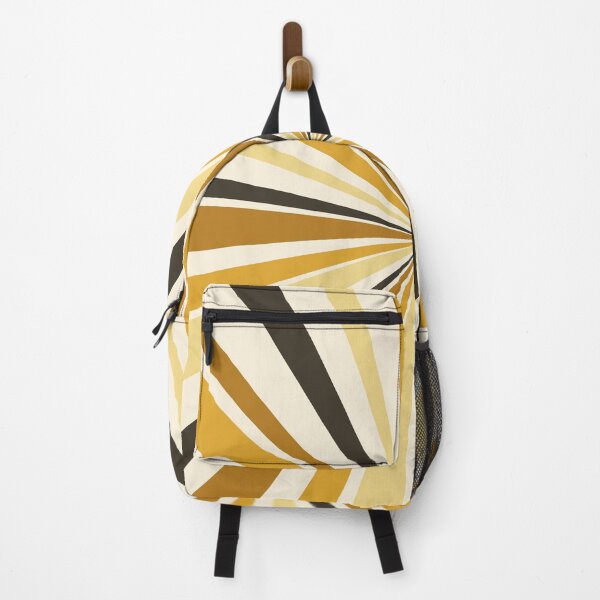 Item preview, Golden Mustard Radial Sunburst Pattern designed and sold by TidySystemsCo.