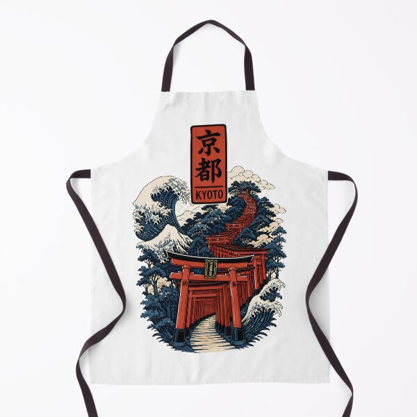 Item preview, Kyoto Japan Vintage Travel Tourism Art designed and sold by TravelersGems.