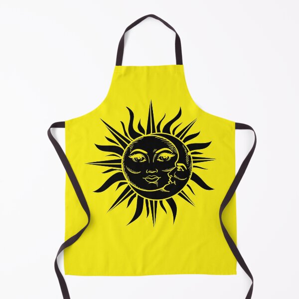 Item preview, Sun and Moon Celestial Line Art in black designed and sold by EmeraldeaArt.