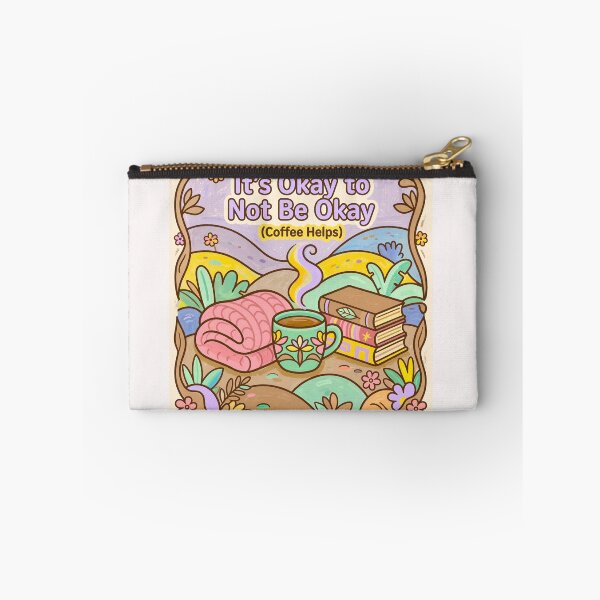 Item preview, it's okay to not be okay (coffee helps) designed and sold by Helios Be. Lavsh.