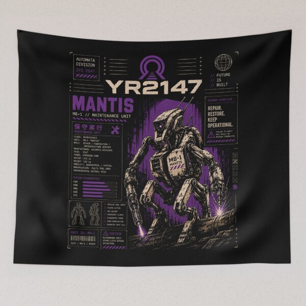 Item preview, YEAR 2147 Futuristic Cyberpunk Sci-Fi Streetwear  designed and sold by TEEJAMBOREE.
