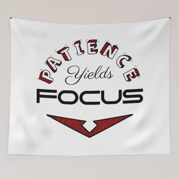 Item preview, Patience Yields Focus designed and sold by interruptae.