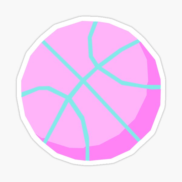 "Aesthetic Basketball" Sticker for Sale by RocketToPluto Redbubble