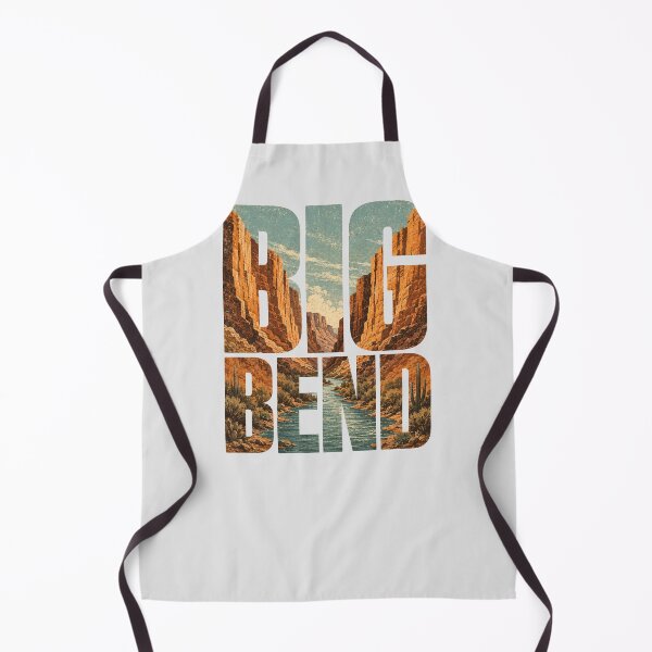 Item preview, Big Bend National Park Santa Elena Canyon Retro Typography designed and sold by SimplyJasper.