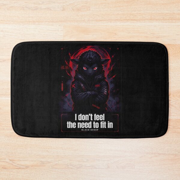 Item preview,  Black Sheep Dark Anime Digital  AI Art 25 designed and sold by GoGreenlove.