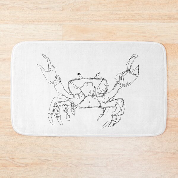 Item preview, Crab One Line Drawing | Continuous Line Art Crab designed and sold by penelopejade.
