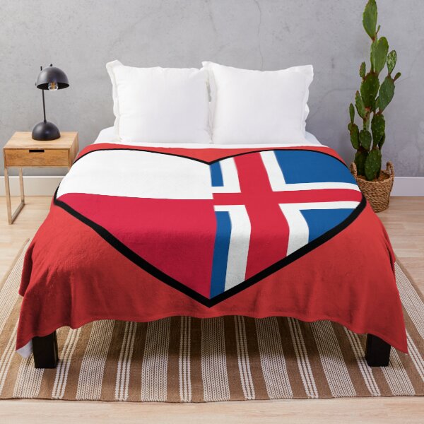 Item preview, Flag Heart - Poland Iceland designed and sold by SpaceJunkLtd.