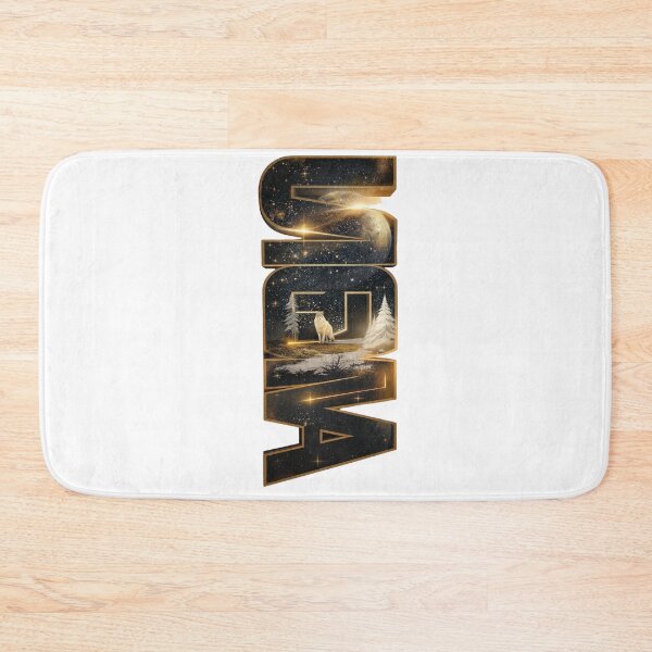 Item preview, Sigma Lone Wolf Cosmic Galaxy Vertical Typography  designed and sold by LC&LCPlatform.