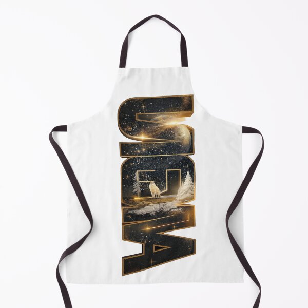 Item preview, Sigma Lone Wolf Cosmic Galaxy Vertical Typography designed and sold by LC&LCPlatform.