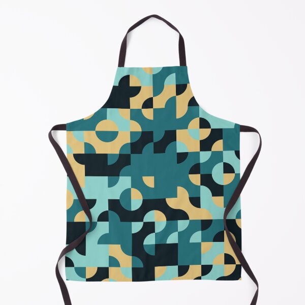 Item preview, Teal Navy Geometric Tile Pattern designed and sold by TidySystemsCo.
